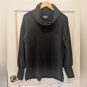 Maeve by Anthropologie Black Cowl Neck Sweater, Size XS